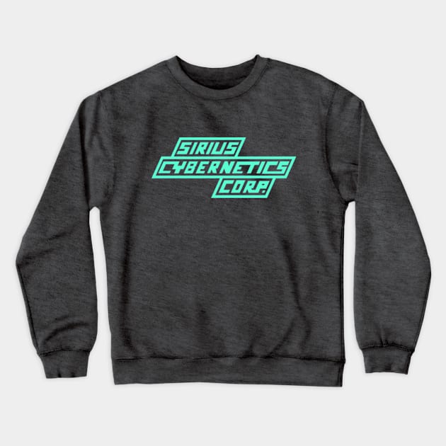 Sirius Cybernetics Corp Crewneck Sweatshirt by deadright